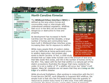 Tablet Screenshot of ncfirewise.org